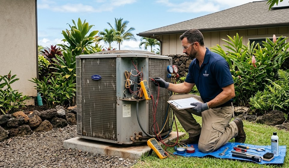 Synairgy mechanical | professional ac repair checklist for maui homes before peak heat